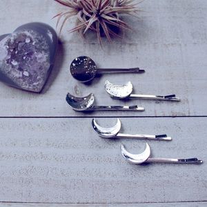 Moon Phase Hair Pin Set